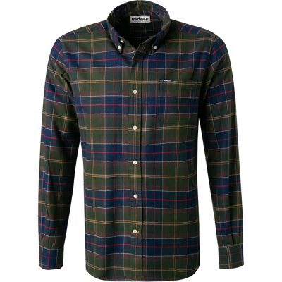 Barbour Herren Hemd grün Flanell kariert M Barbour Herren Hemd grün Flanell kariert M
