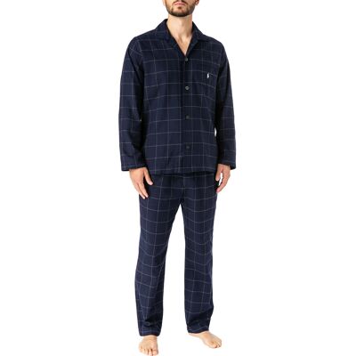 Polo Ralph Lauren Herren Pyjama blau Baumwolle kariert XXL Polo Ralph Lauren Herren Pyjama blau Baumwolle kariert XXL