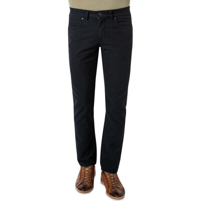 GARDEUR Herren Hose blau Baumwolle meliert 33/34 GARDEUR Herren Hose blau Baumwolle meliert 33/34