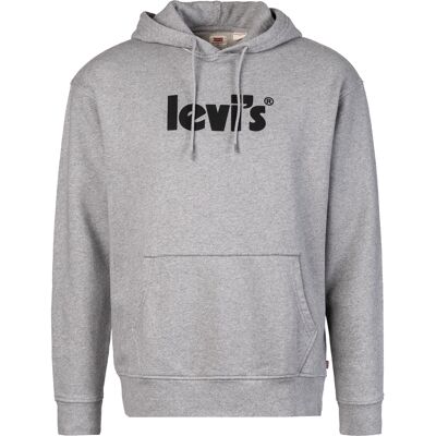 Levi's® Herren Hoodie grau Baumwolle unifarben XL Levi's® Herren Hoodie grau Baumwolle unifarben XL