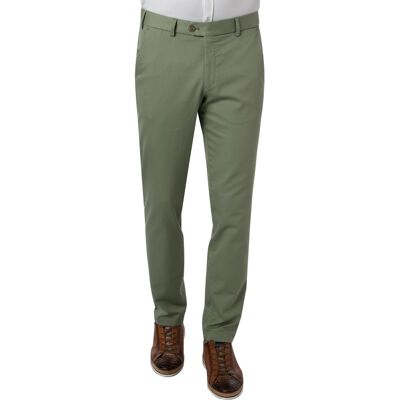 HILTL Herren Hose grün Baumwolle Slim Fit 50 HILTL Herren Hose grün Baumwolle Slim Fit 50