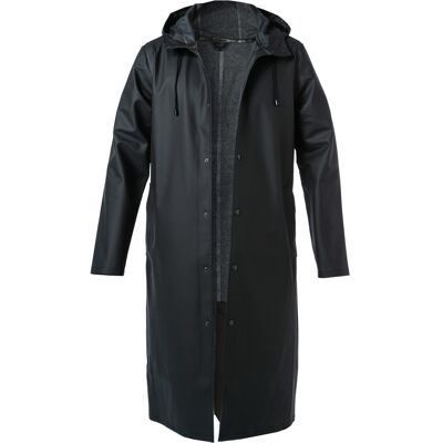 STUTTERHEIM Herren Regenmantel schwarz PVC unifarben 52 (L) STUTTERHEIM Herren Regenmantel schwarz PVC unifarben 52 (L)