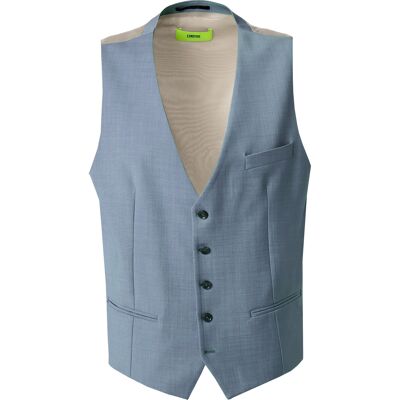 CINQUE Herren Weste blau Schurwoll-Stretch meliert 44 CINQUE Herren Weste blau Schurwoll-Stretch meliert 44