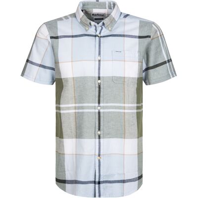 Barbour Herren Kurzarmhemd blau kariert XL Barbour Herren Kurzarmhemd blau kariert XL