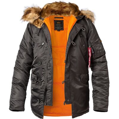 ALPHA INDUSTRIES Herren Jacke grün Mikrofaser unifarben L ALPHA INDUSTRIES Herren Jacke grün Mikrofaser unifarben L