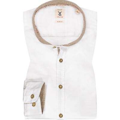 PURE Herren Hemd weiß Baumwoll-Stretch Slim Fit XL PURE Herren Hemd weiß Baumwoll-Stretch Slim Fit XL
