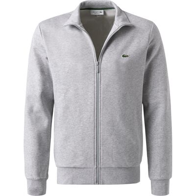 LACOSTE Herren Sweatjacke grau Baumwolle unifarben 54 (XL) LACOSTE Herren Sweatjacke grau Baumwolle unifarben 54 (XL)