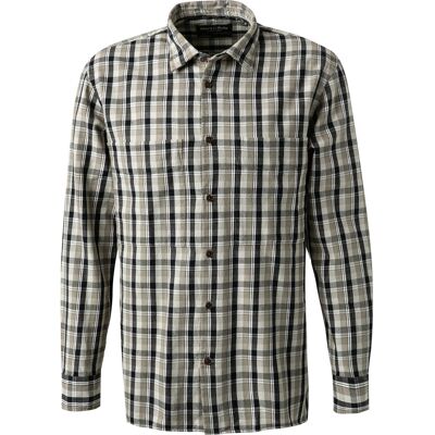 Marc O'Polo Herren Overshirt beige Baumwolle kariert L Marc O'Polo Herren Overshirt beige Baumwolle kariert L