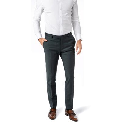 HECHTER PARIS Herren Hose grün Schurwoll-Stretch meliert 58 HECHTER PARIS Herren Hose grün Schurwoll-Stretch meliert 58