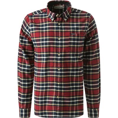 Barbour Herren Hemd blau Flanell kariert L Barbour Herren Hemd blau Flanell kariert L