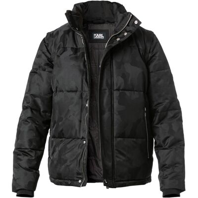 KARL LAGERFELD Herren Steppjacke schwarz Mikrofaser gemustert 54 (XL) KARL LAGERFELD Herren Steppjacke schwarz Mikrofaser gemustert 54 (XL)