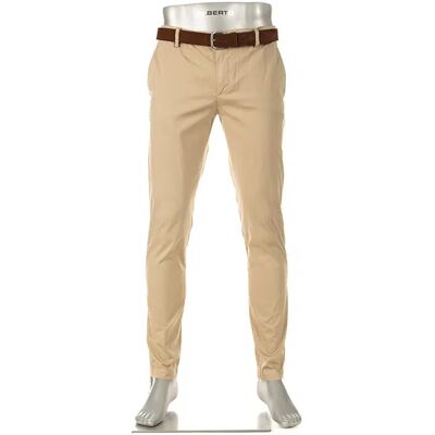 Alberto Herren Hosen beige Cotton Slim Fit 38/34 Alberto Herren Hosen beige Cotton Slim Fit 38/34
