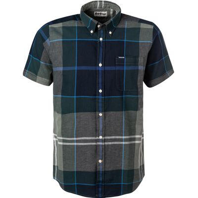 Barbour Herren Kurzarmhemd blau kariert XL Barbour Herren Kurzarmhemd blau kariert XL