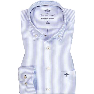 Fynch-Hatton Herren Hemd blau gestreift M Fynch-Hatton Herren Hemd blau gestreift M