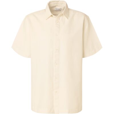 Calvin Klein Herren Kurzarmhemd beige Baumwolle XL Calvin Klein Herren Kurzarmhemd beige Baumwolle XL