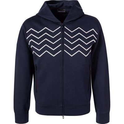 EMPORIO ARMANI Herren Sweatjacke blau Mikrofaser unifarben XXL EMPORIO ARMANI Herren Sweatjacke blau Mikrofaser unifarben XXL