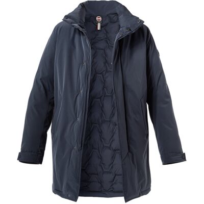 COLMAR Herren Daunenjacke blau Mikrofaser unifarben 56 (XXL) COLMAR Herren Daunenjacke blau Mikrofaser unifarben 56 (XXL)