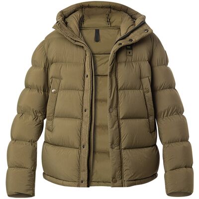 Blauer. USA Herren Jacke grün Mikrofaser unifarben L Blauer. USA Herren Jacke grün Mikrofaser unifarben L