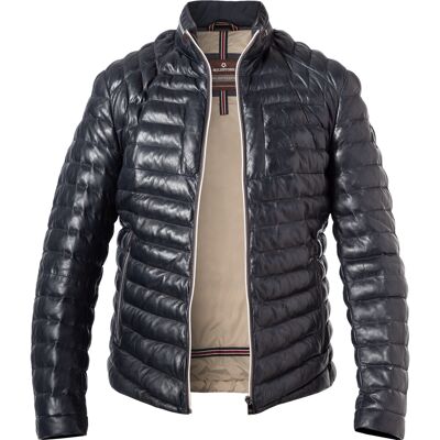 MILESTONE Herren Lederjacke blau Lammleder unifarben 58 (3XL) MILESTONE Herren Lederjacke blau Lammleder unifarben 58 (3XL)