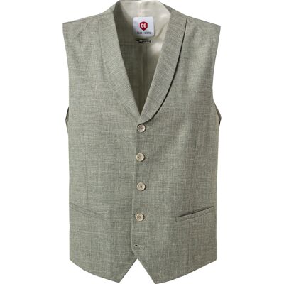 CG Herren Weste grün meliert Slim Fit 44 CG Herren Weste grün meliert Slim Fit 44