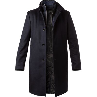 BALDESSARINI Herren Mantel blau unifarben 52 (L) BALDESSARINI Herren Mantel blau unifarben 52 (L)