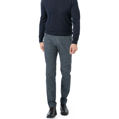 bugatti Herren Hose blau Baumwolle gemustert 36/30 bugatti Herren Hose blau Baumwolle gemustert 36/30