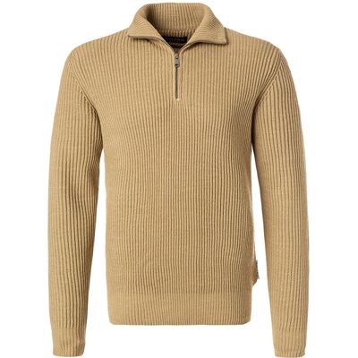 Marc O'Polo Herren Troyer beige unifarben XL Marc O'Polo Herren Troyer beige unifarben XL