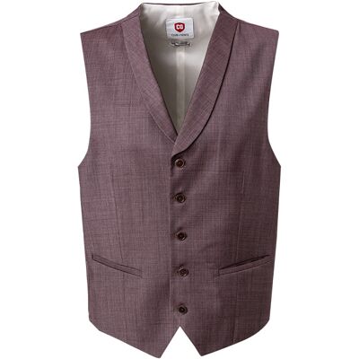 CG Herren Weste rot meliert 44 CG Herren Weste rot meliert 44