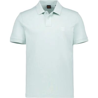 BOSS Orange Herren Polo-Shirt grün Baumwoll-Piqué Slim Fit S BOSS Orange Herren Polo-Shirt grün Baumwoll-Piqué Slim Fit S