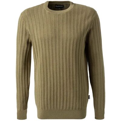 Barbour Herren Pullover grün Baumwolle unifarben S Barbour Herren Pullover grün Baumwolle unifarben S