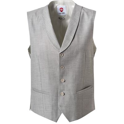 CG Herren Weste grau meliert Slim Fit 46 CG Herren Weste grau meliert Slim Fit 46