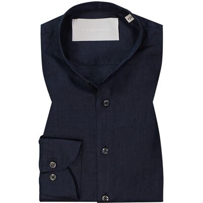 BALDESSARINI Herren Hemd blau Leinen meliert XL BALDESSARINI Herren Hemd blau Leinen meliert XL