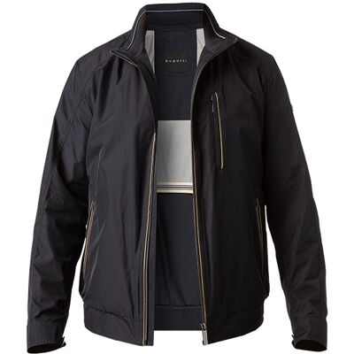 bugatti Herren Jacke blau Mikrofaser unifarben 54 (XL) bugatti Herren Jacke blau Mikrofaser unifarben 54 (XL)