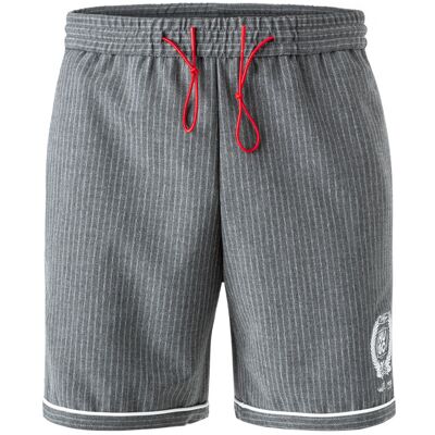 HUGO Herren Shorts grau gestreift 54 HUGO Herren Shorts grau gestreift 54