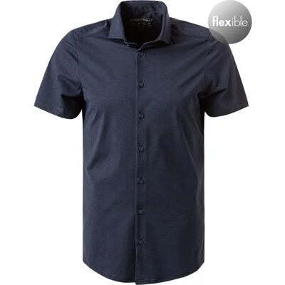 PURE Herren Kurzarmhemd blau Jersey meliert 44 PURE Herren Kurzarmhemd blau Jersey meliert 44