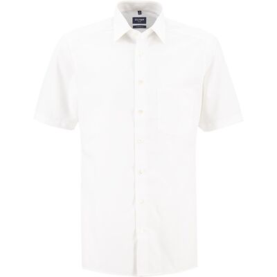OLYMP Herren Kurzarmhemd beige Baumwolle 46 OLYMP Herren Kurzarmhemd beige Baumwolle 46
