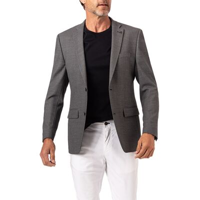 ROY ROBSON Herren Sakko grau Woll-Stretch meliert 62 ROY ROBSON Herren Sakko grau Woll-Stretch meliert 62