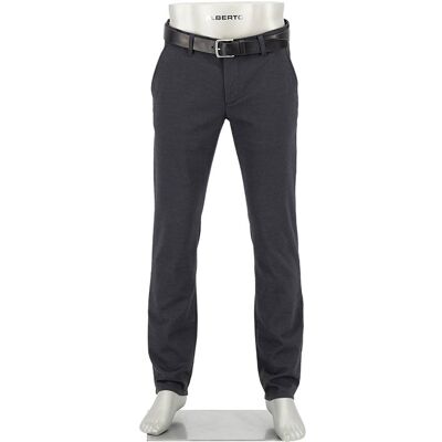 Alberto Herren Hosen blau Wool meliert 33/34 Alberto Herren Hosen blau Wool meliert 33/34