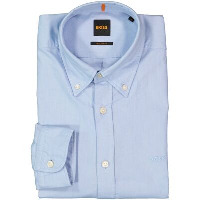 BOSS Orange Herren Hemd blau Baumwolle meliert 3XL BOSS Orange Herren Hemd blau Baumwolle meliert 3XL