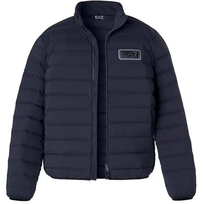 EA7 Herren Daunenjacke blau Mikrofaser unifarben L EA7 Herren Daunenjacke blau Mikrofaser unifarben L