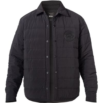BOSS Black Herren Steppjacke schwarz unifarben M BOSS Black Herren Steppjacke schwarz unifarben M