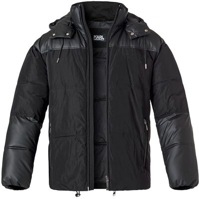 KARL LAGERFELD Herren Steppjacke schwarz Mikrofaser unifarben 56 (XXL) KARL LAGERFELD Herren Steppjacke schwarz Mikrofaser unifarben 56 (XXL)