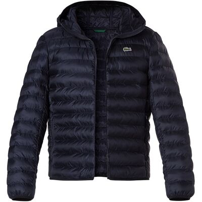 LACOSTE Herren Steppjacke blau Mikrofaser unifarben 52 (L) LACOSTE Herren Steppjacke blau Mikrofaser unifarben 52 (L)