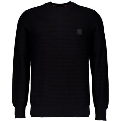 BOSS Orange Herren Pullover schwarz unifarben XXL BOSS Orange Herren Pullover schwarz unifarben XXL