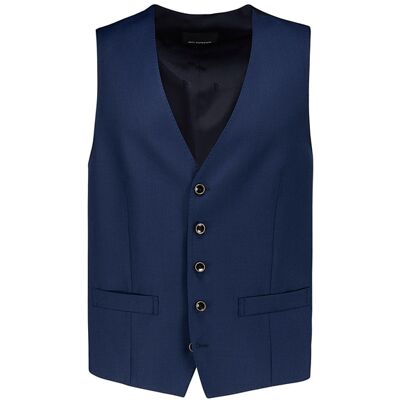 ROY ROBSON Herren Weste blau Schurwolle meliert 46 ROY ROBSON Herren Weste blau Schurwolle meliert 46
