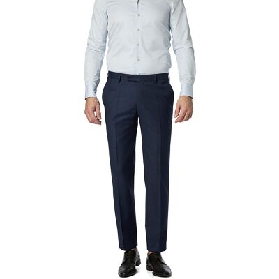 BALDESSARINI Herren Hose blau Schurwoll-Stretch meliert Slim Fit 26 BALDESSARINI Herren Hose blau Schurwoll-Stretch meliert Slim Fit 26