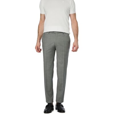 BALDESSARINI Herren Hose grau Schurwoll-Stretch meliert Slim Fit 102 BALDESSARINI Herren Hose grau Schurwoll-Stretch meliert Slim Fit 102