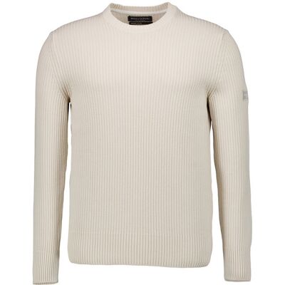 Marc O'Polo Herren Pullover grau Baumwolle unifarben L Marc O'Polo Herren Pullover grau Baumwolle unifarben L