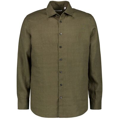 BALDESSARINI Herren Hemd grün Leinen XL BALDESSARINI Herren Hemd grün Leinen XL