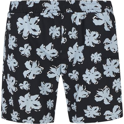 KARL LAGERFELD Herren Shorts blau Baumwolle geblümt M KARL LAGERFELD Herren Shorts blau Baumwolle geblümt M